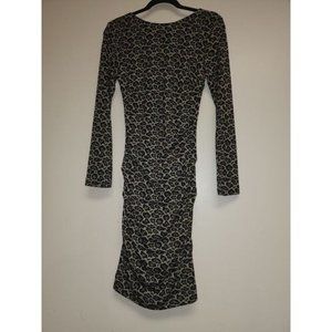 Nicole Miller Artelier Leopard Dress Size L